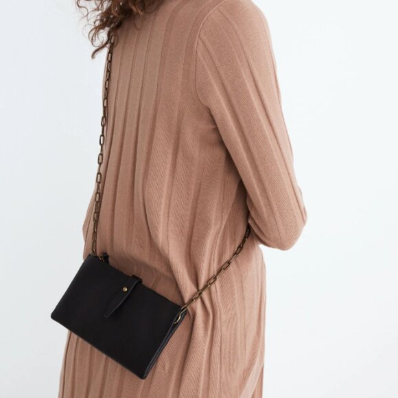 Madewell The Transport Accordion Crossbody in Dark Cabernet - Picture 8 of 8